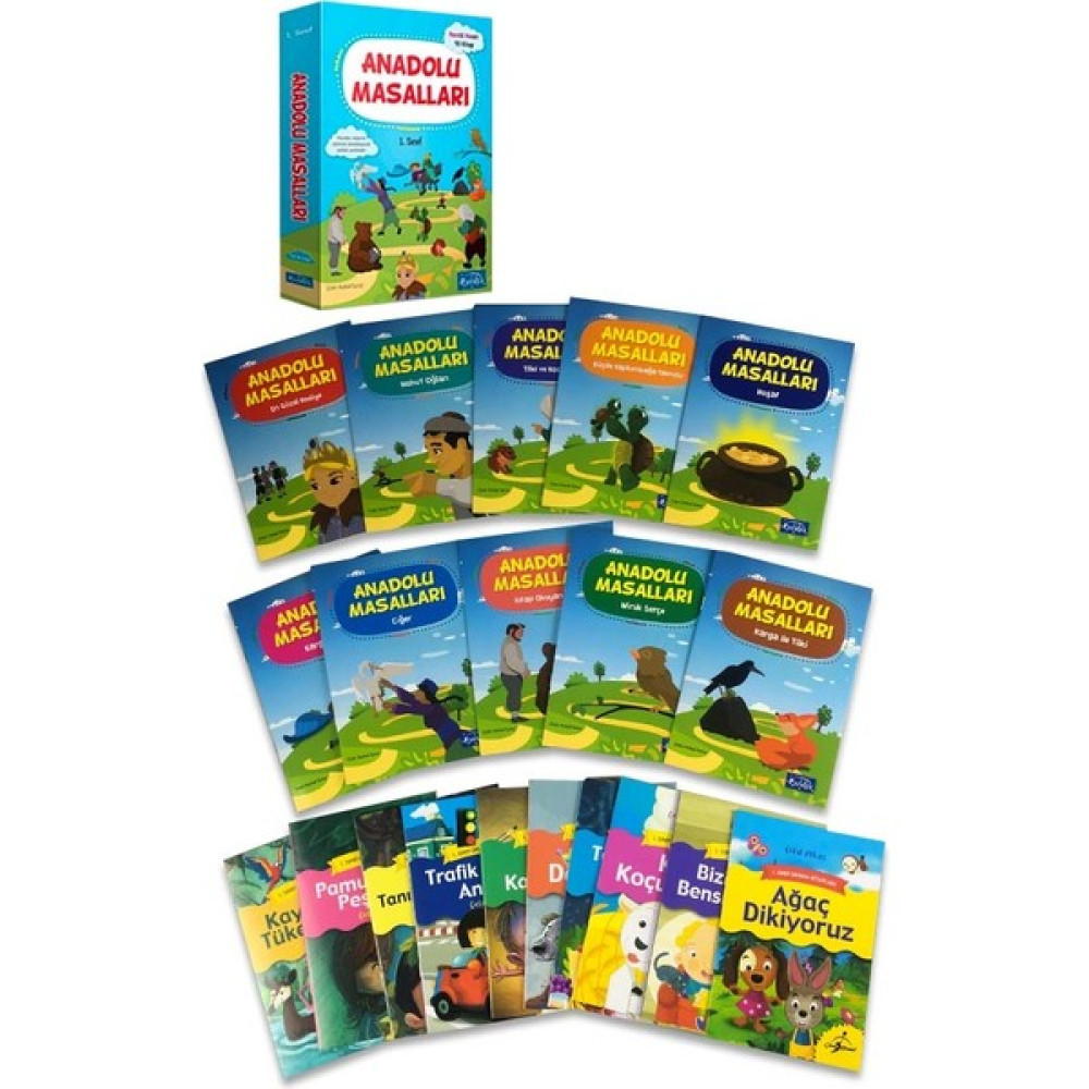 1.sınıf Okumanı Geliştir Seti - 20 Kitap Çocuk Öykü Fiyatı