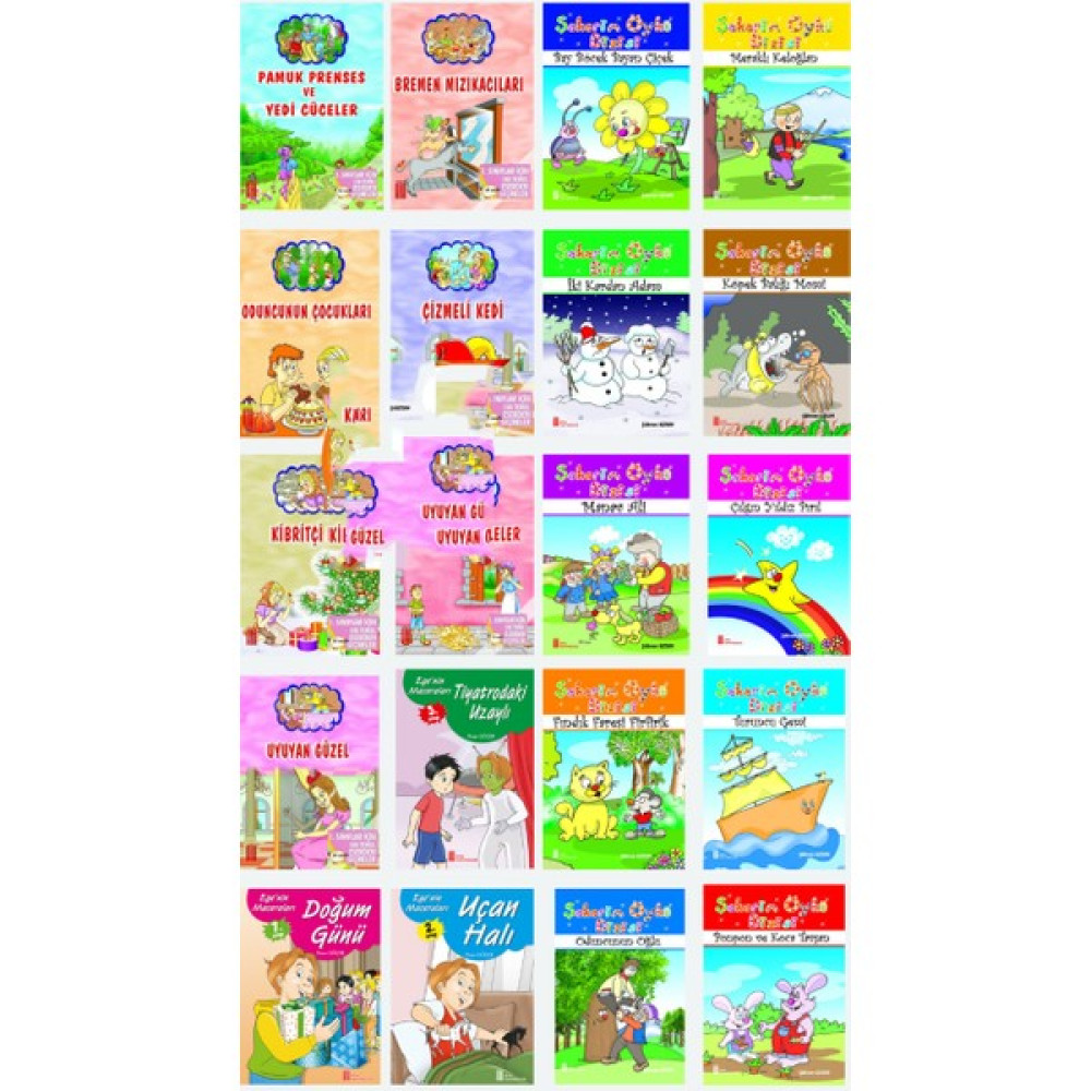 1.sınıflar Için Kitap Okumayı Sevdiren Büyük Boy 20 Adet Öykü Kitabı(En Çok Satanlar) Çocuk Masal Fiyatı