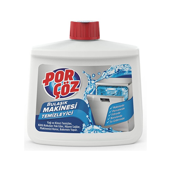 2 Adet Porçöz Bulaşık Makinesi Temizleyici 250 ml Bulaşık Makineleri Fiyatı