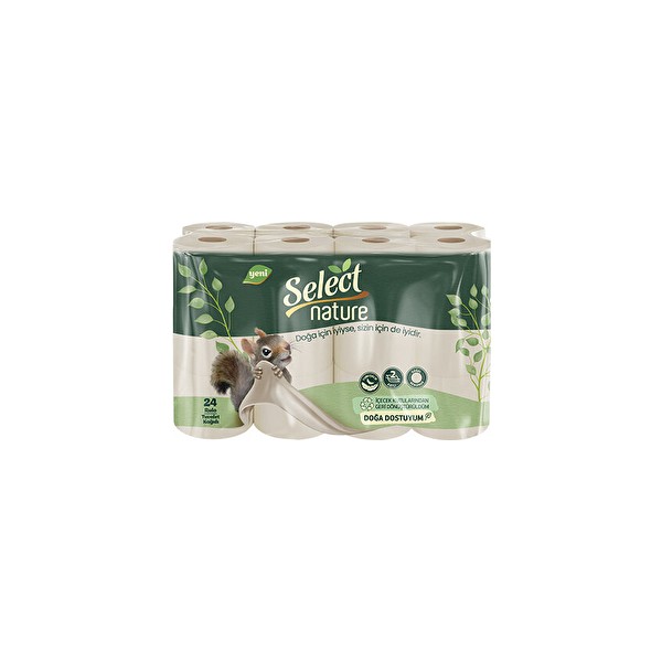 2 Adet Select Nature Tuvalet Kağıdı 24 Lü 2 Katlı Tuvalet Kağıdı Fiyatı
