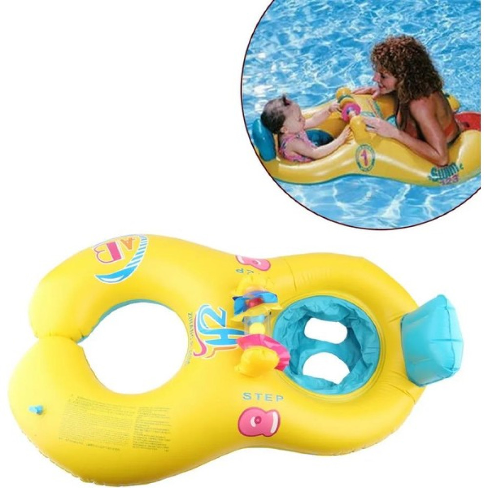 2 Kişilik 0-3 Yaş Sarı Güneş Korumalı Bebek Deniz Simidi, Tenteli Şişme Bebek Yüzme Simidi Şişme Su Ürünleri Fiyatı