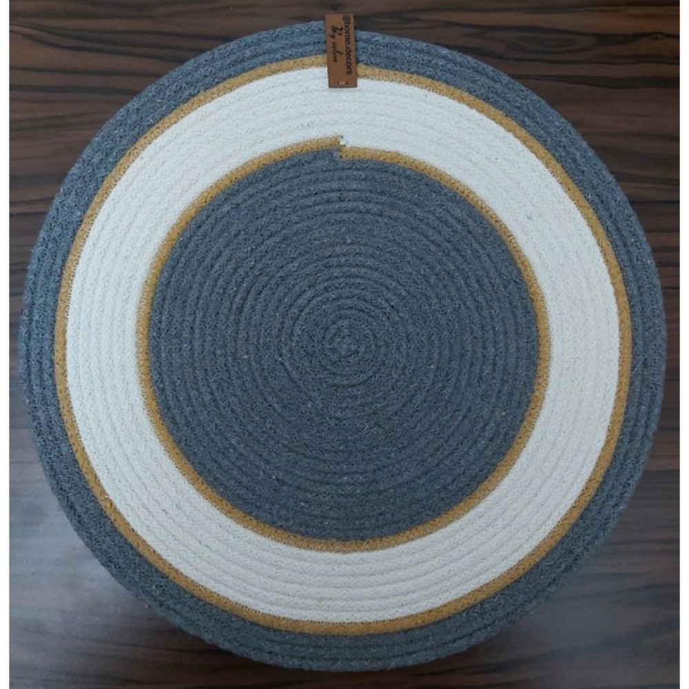 2 Kişilik 2 Parça Amerikan Servis Supla Takımı Tabak Altlığı Mutfak Hasır Sepet Sunum Hediye 33X33CM - 33 x 33 cm - Gri - Ekru - Sarı Amerikan Servis Fiyatı
