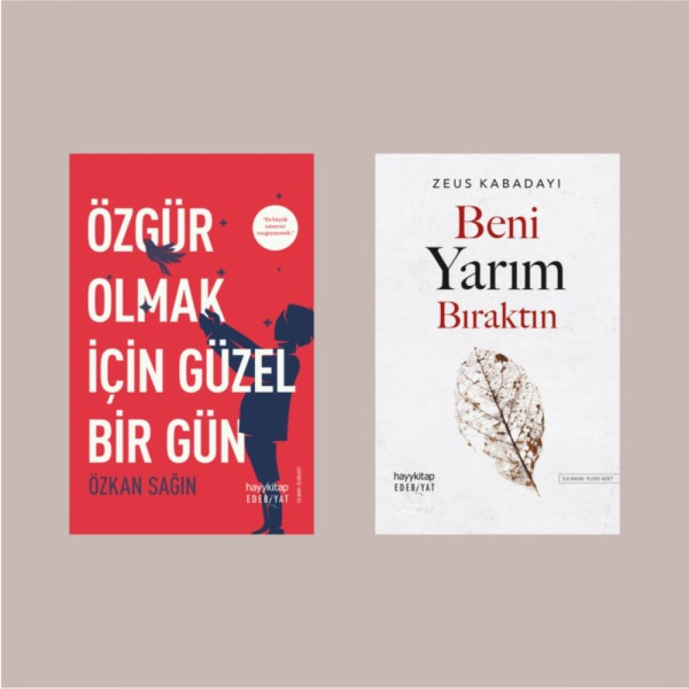 2 Kitap - Özgür Olmak Için Güzel Bir Gün - Özkan Sağın - Beni Yarım Bıraktın - Zeus Kabadayı Çeviri Romanlar Fiyatı