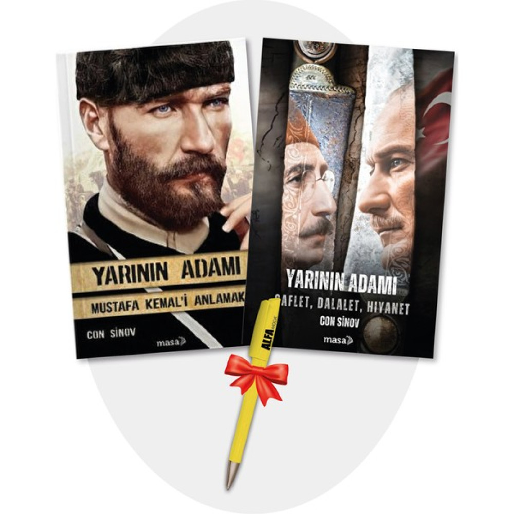 2 Kitap Set - Yarının Adamı + Yarının Adamı Mustafa Kemal'i Anlamak - Con Sinov Tarih Fiyatı