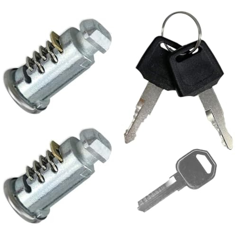 2 Pack Lock Cores Compatible with Thule Roof Racks Components, Replace Thule One-Key System Lock Cylinders,Key Cylinder for Bike Rack Lock, Roof Cargo Lock, Roof Rack Locks, Towers, Ski Rack ﻿