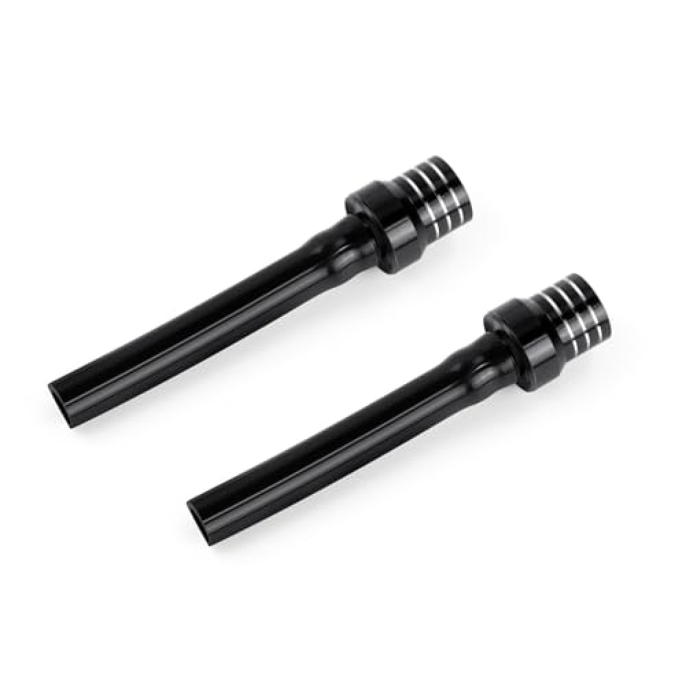 2 PCS CNC One Way Breather Hose Gas Fuel Tank Cap with Breather Valve for Motorcycle Dirt Pit Quad Bike Motocross (Black, Black Hose) Fuel Cap Fiyatı