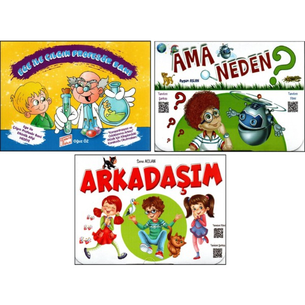 2. Sınıf Hikaye Kitabı Seti Çılgın Profesör Bani+Ama Neden?+Arkadaşım 28 Kitap Çocuk Masal Fiyatı
