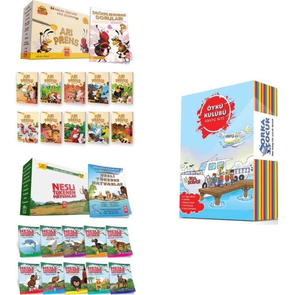 2. Sınıf Model Yayınları Arı Prens 10'lu Hikaye + Nesli Tükenen Hayvanlar + Öykü Kulübü Hikaye Setler Çocuk Masal Fiyatı