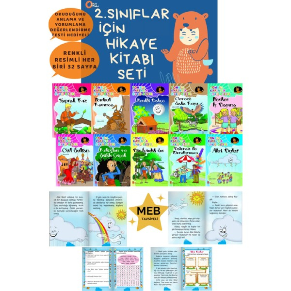 2. Sınıf Öğrencileri Için Okuma Kitabı Hikaye Seti Harry Ata (Ciltli) Zihinsel Gelişim Kitapları Fiyatı