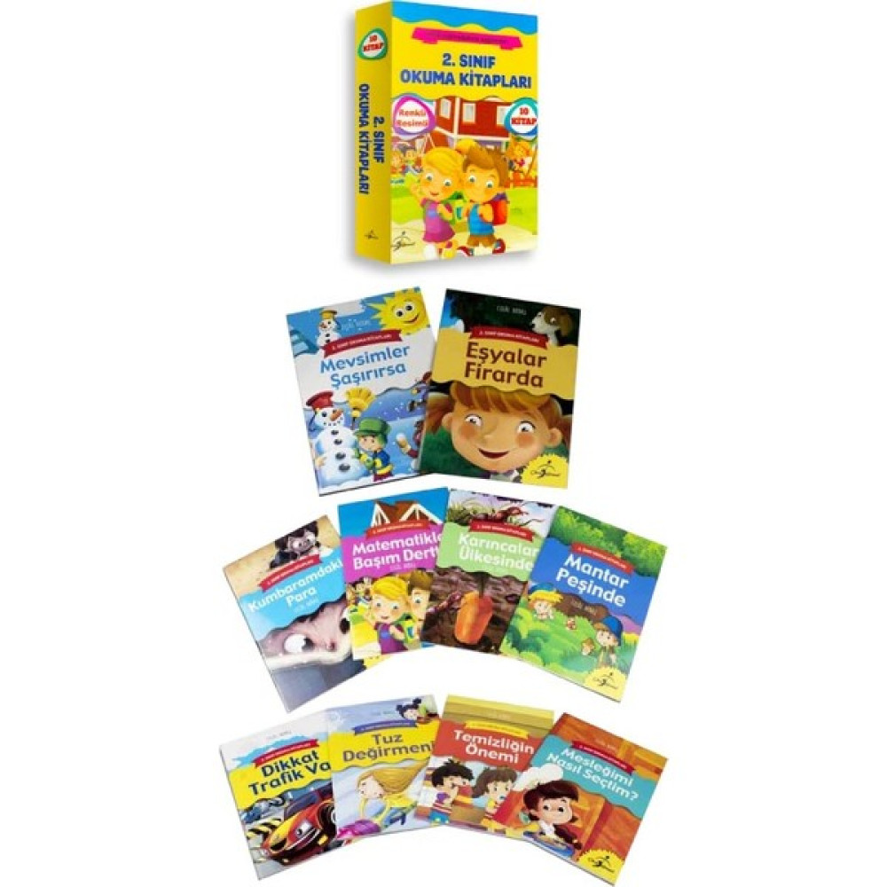 2. Sınıf Okuma Kitapları Seti 10 Kitap Çocuk Öykü Fiyatı