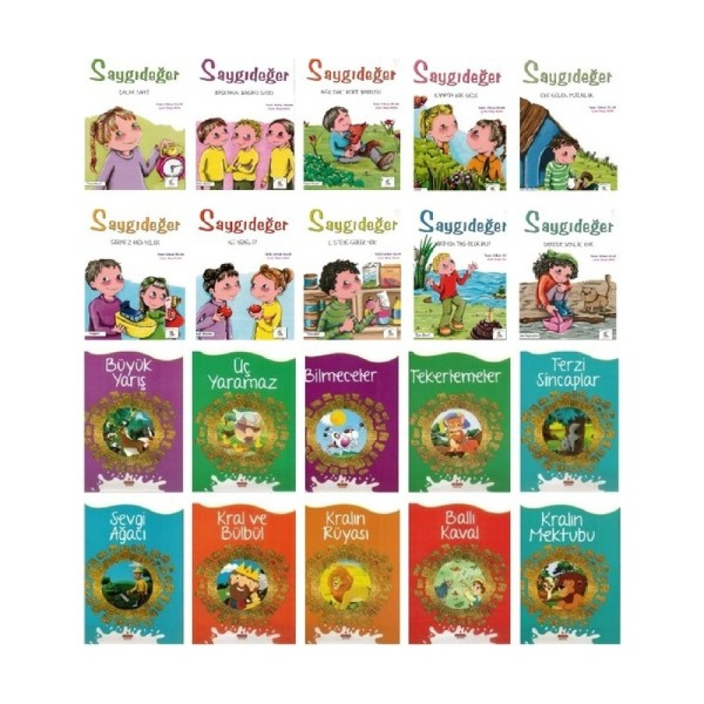 2. Sınıf Okumayı Sevdiren Hikaye Seti 20 Kitap (Saygıdeğer - 100 Temel Eser) Çocuk Masal Fiyatı