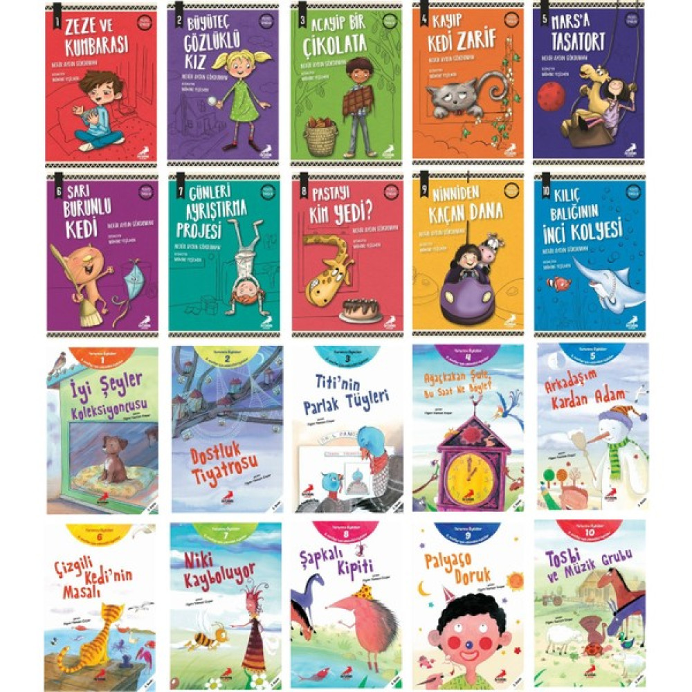 2. Sınıflar Için 20’ Li Hikaye Seti + Kitap Okuma Not Defteri Çocuk Masal Fiyatı