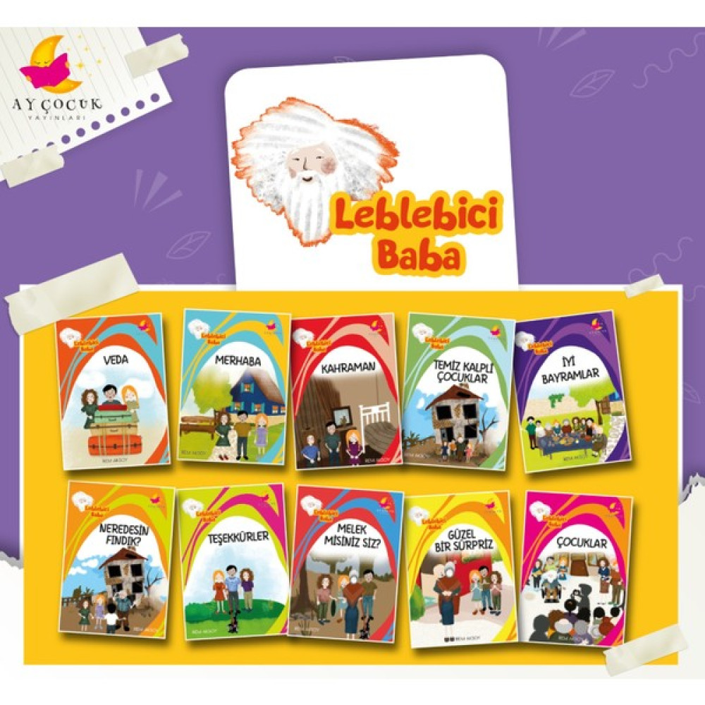 2. ve 3. Sınıf Hikaye Kitabı Seti Leblebici Baba Serisi 10 Kitap - Irem Aksoy (Ciltli) Çocuk Masal Fiyatı