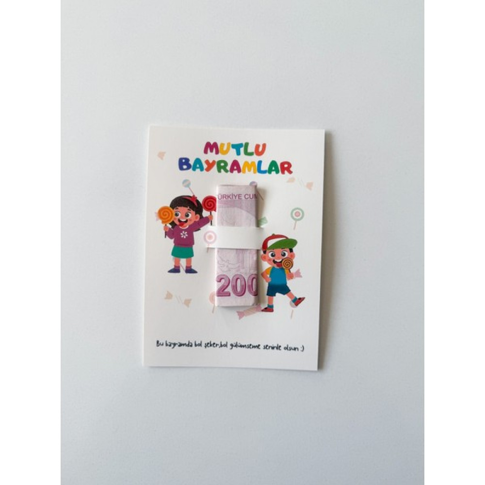 20 Adet Bayram Tebrik Kartı - Bayram Harçlık Kartı - Kurban Bayramı - Ramazan Bayramı Model 1 - Çok Renkli Defter & Kağıt Ürünleri Fiyatı
