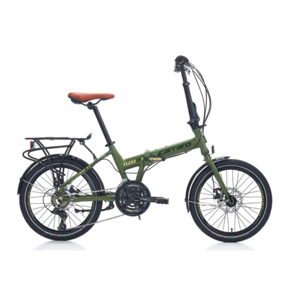 20 Carraro Flexı 121D 350H 21-V Md Mat Hakı-Yesıl-Sıyah R2 Katlanabilir Bisiklet Fiyatı