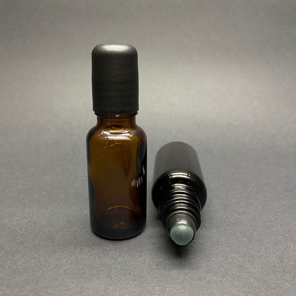 20 cc Amber Cam Roll On Şişesi , Siyah Kapaklı Rollon Şişe 20 ml x 3 Adet Deodorantlar Fiyatı