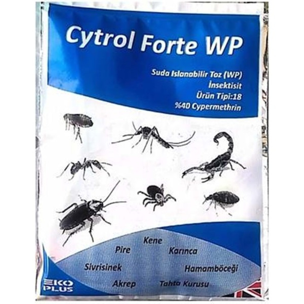 (20 Gram) Cytrol Forte (Akrep, Örümcek, Pire ve Tüm Haşereler Için Tavsiye Edilir Sinek-Kene-Haşere Kovucu Fiyatı