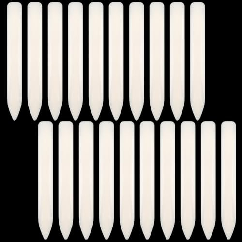 20 Pack Bone Folder Tool, Plastic Bone Folder Crafts Scoring Folding Creasing Paper Crafting Scrapbooking Tool for Paper Leathercrafts Bookbinding and DIY Card Making Handmade