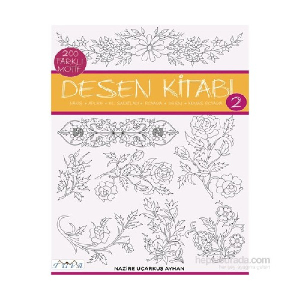 200 Farklı Motif Desen Kitabı - 2-Kolektif Hobi Fiyatı