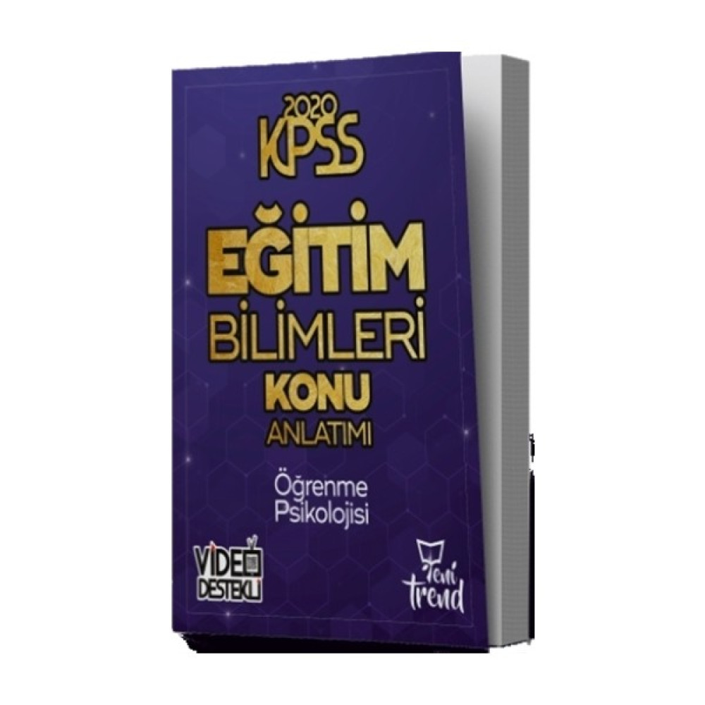2020 KPSS Eğitim Bilimleri Öğrenme Psikolojisi Konu Anlatımı Ders Sınav Kitapları Fiyatı