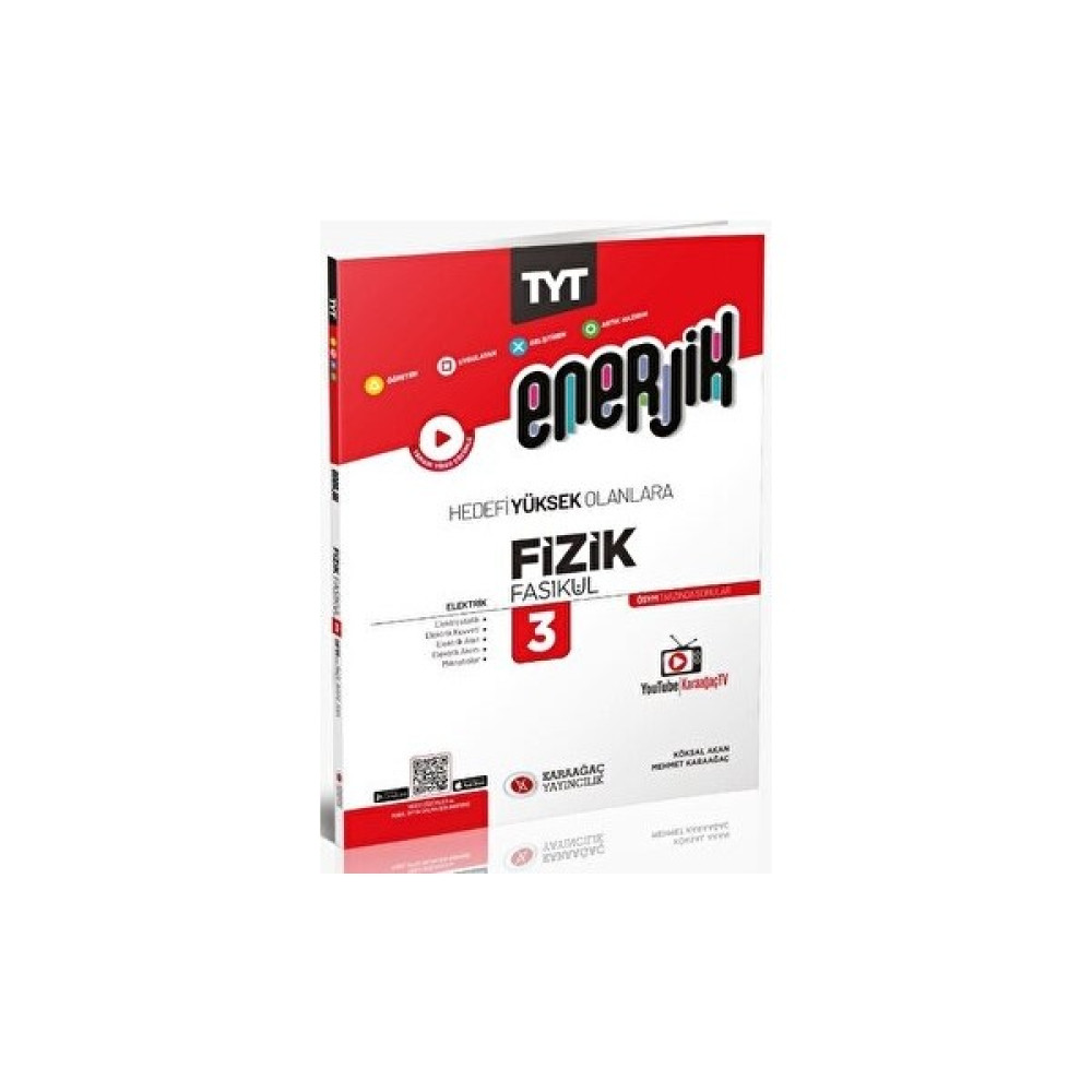 2023 Enerjik Tyt Fizik Fasikülleri - 3 Karaağaç Yayıncılık Temel Yeterlilik Testi (TYT) Fiyatı