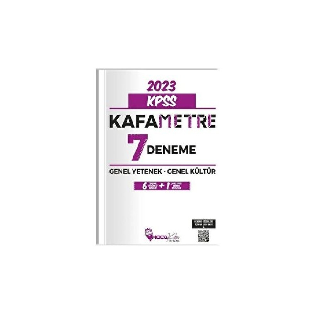2023 Kpss Genel Yetenek Genel Kültür Kafametre 7 Deneme Çözümlü Hoca Kafası Yayınları Ders Sınav Kitapları Fiyatı
