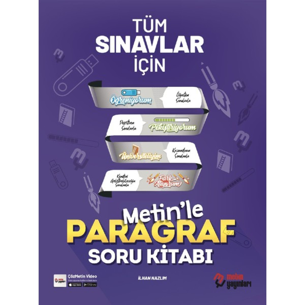 2023 Metin Yayınları Tüm Sınavlar İçin Metin'le Paragraf Soru Bankası Temel Yeterlilik Testi (TYT) Fiyatı