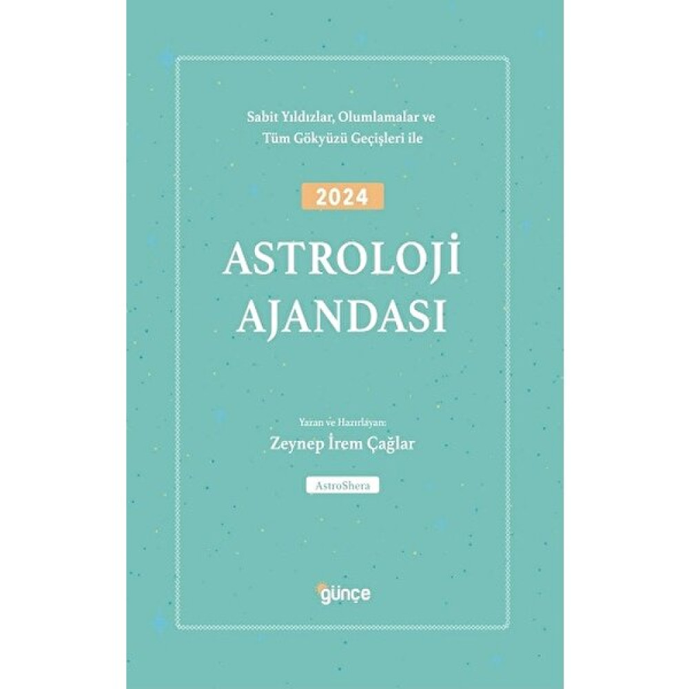2024 Astroloji Ajandası - Zeynep İrem Çağlar Kültür Kitapları Fiyatı