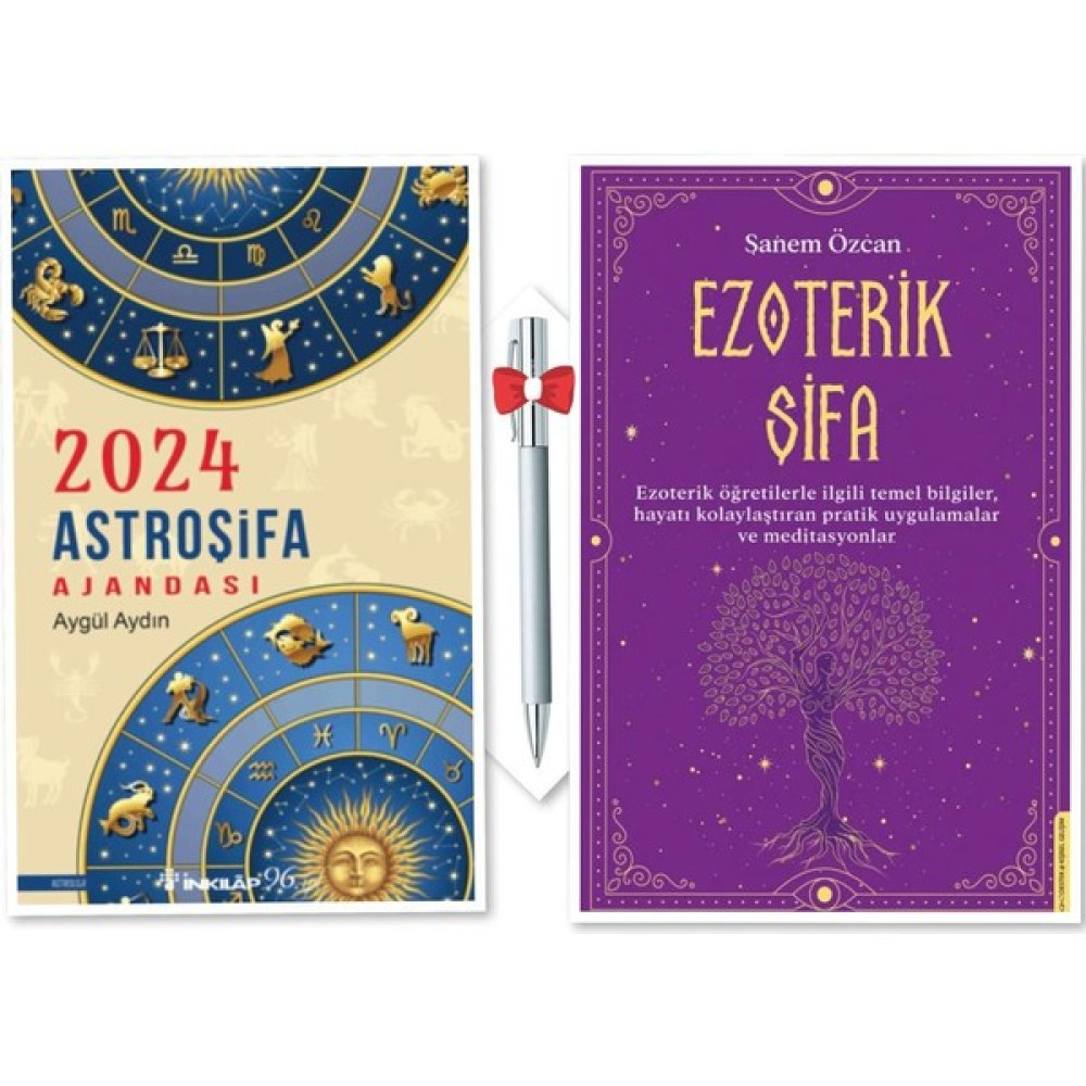 2024 Astroşifa Ajandası - Ezoterik Şifa + Caprice Kalem Astroloji - Fal - Rüya Tabirleri Fiyatı