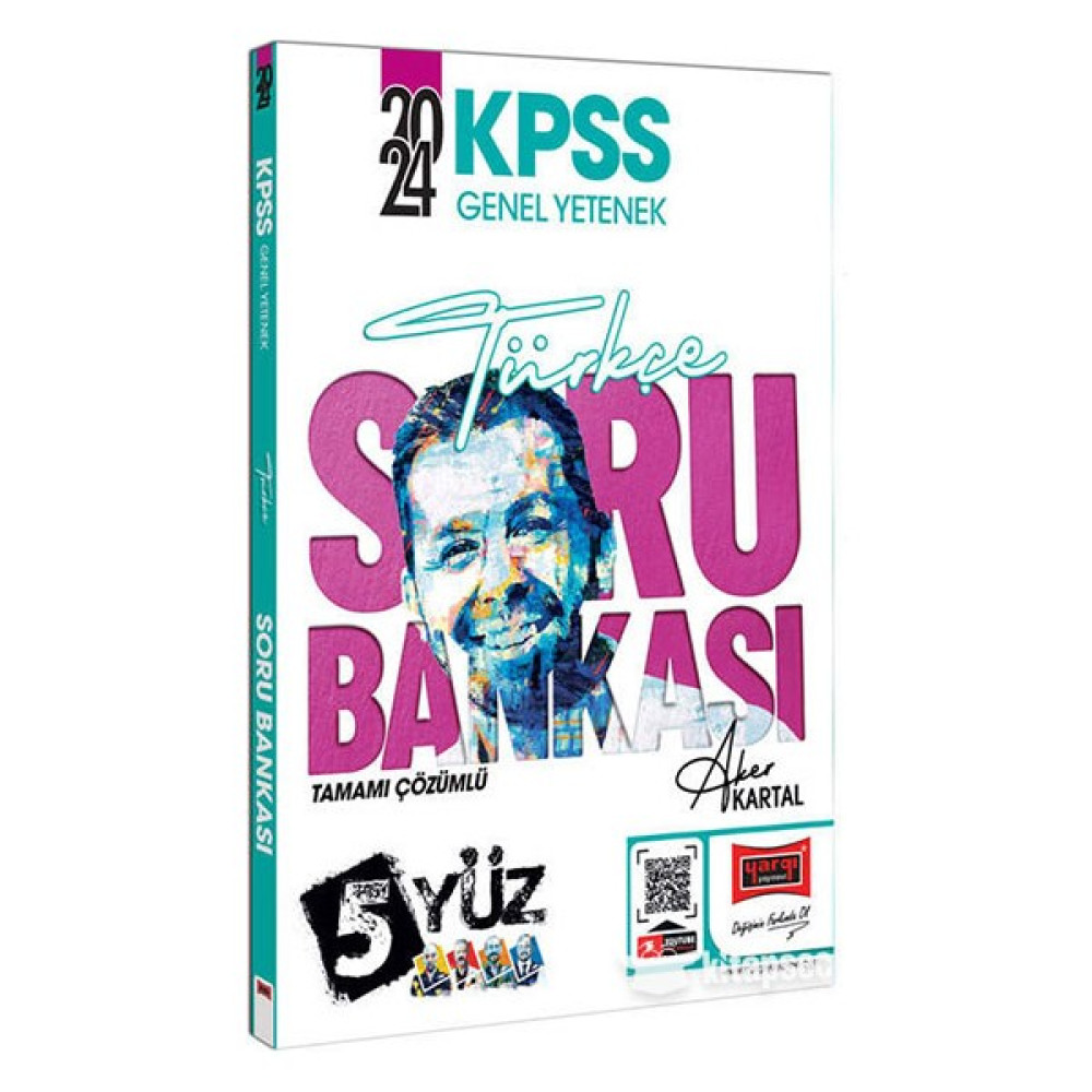 2024 Kpss Genel Yetenek 5yüz Türkçe Video Ders Notları ve Soru Bankası KPSS Fiyatı