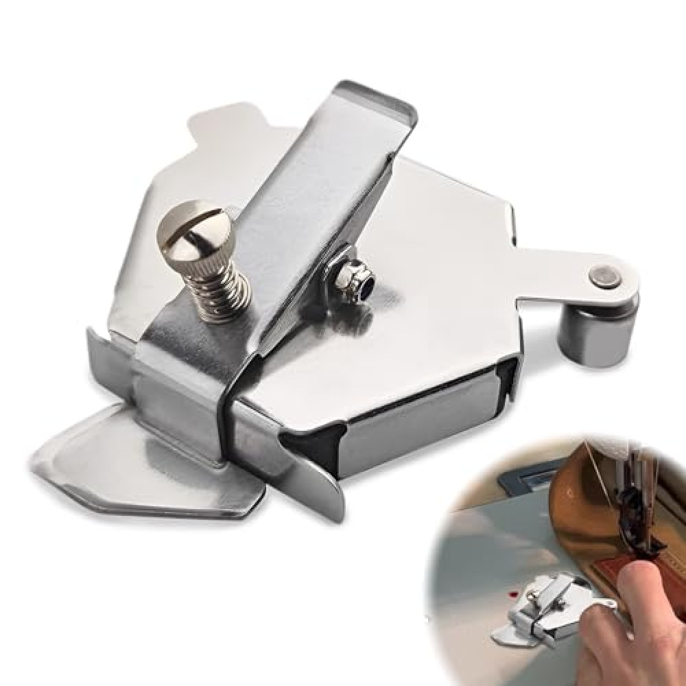 2024 Upgraded Multi-Purpose Magnetic Guide for Sewing Machine, Multi-Purpose Magnetic Guide for Sewing Machine Roller, Upgraded Multi-Purpose Magnetic Guide for Sewing Machine with Roller (Silver)
