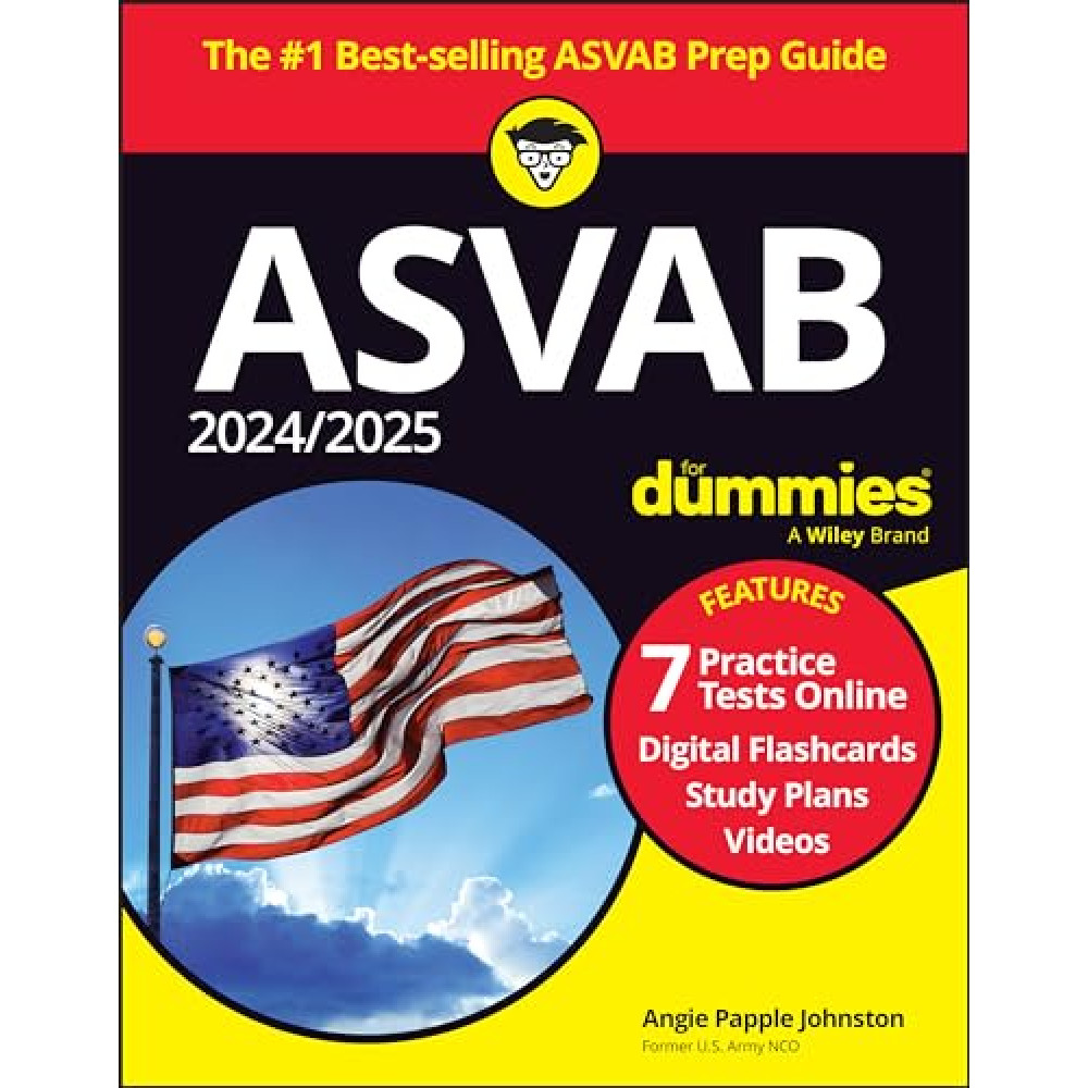 2024/2025 ASVAB For Dummies: Book + 7 Practice Tests + Flashcards + Videos Online Science, Technology and Engineering Books Fiyatı