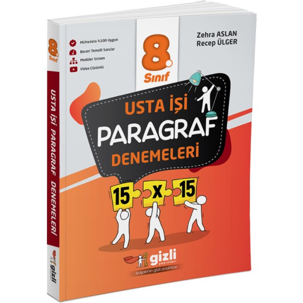 2025 8. Sınıf Usta Işi Paragraf Denemeleri Ders Sınav Kitapları Fiyatı