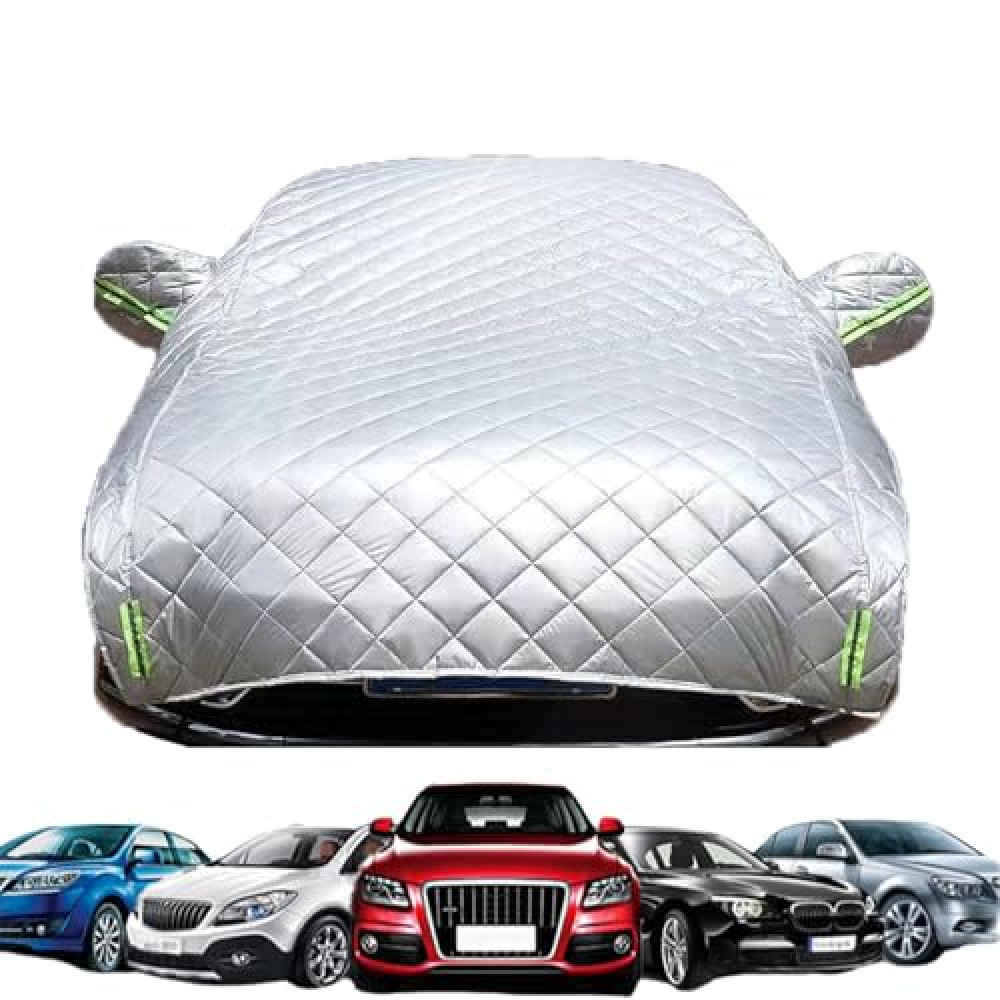 2025 Upgraded Car Cover Hail Protection Padded, Hail Protector Car Cover, Durable Snowproof Waterproof Windproof Sun Uv Protection Hail Blanket for Sedan/SUV/MPV/Hatchback Sedan (SUV)