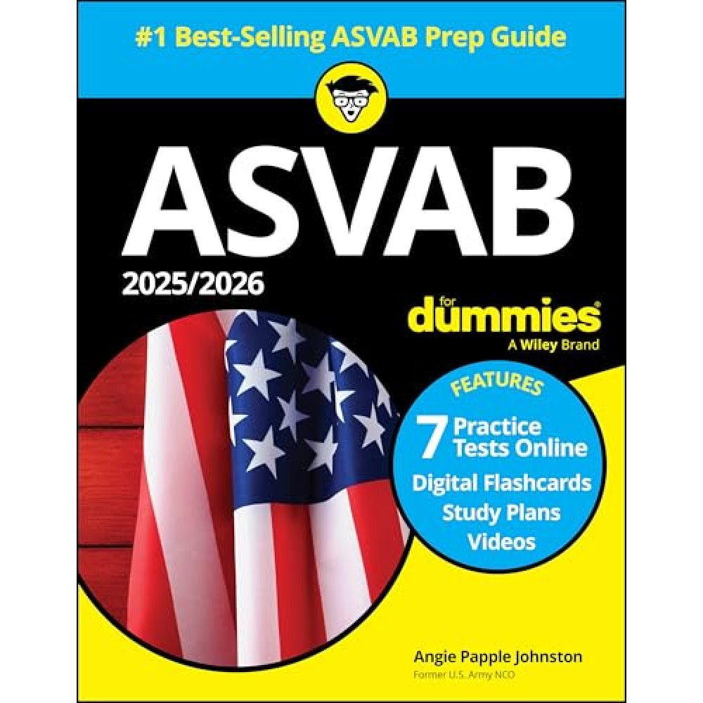 2025/2026 ASVAB For Dummies: Book + 7 Practice Tests, Flashcards, and Videos Online Science, Technology and Engineering Books Fiyatı