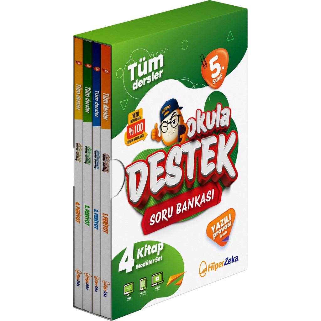 2026 5. Sınıf Tüm Dersler Okula Destek Soru Bankası | 4 Kitap Modüler Set Diğer Fiyatı