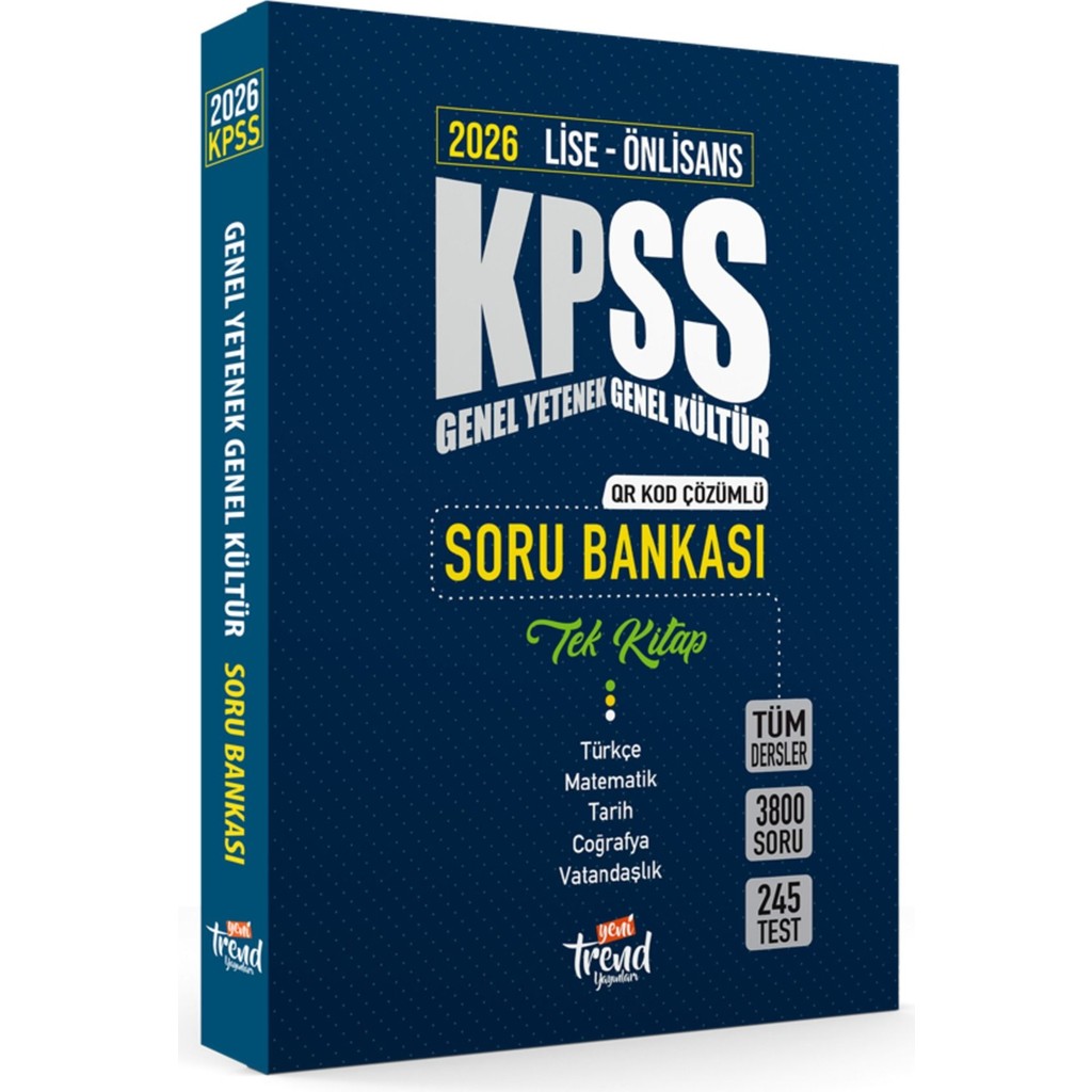 2026 Kpss Ortaöğretim (Lise) & Önlisans: Tek Kitap Soru Bankası (Tüm Dersler )) Diğer Fiyatı
