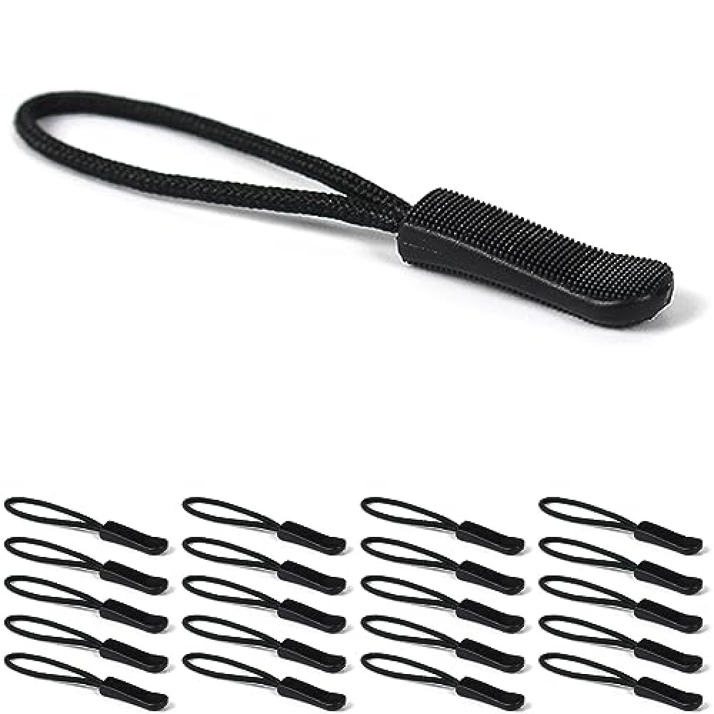 20PCS Zipper Pull - Zipper Pulls Replacement, Fluorescent Zipper Pulls, Bright Zipper Puller Helper, Luggage Zipper Pull Replacement by Red Snail