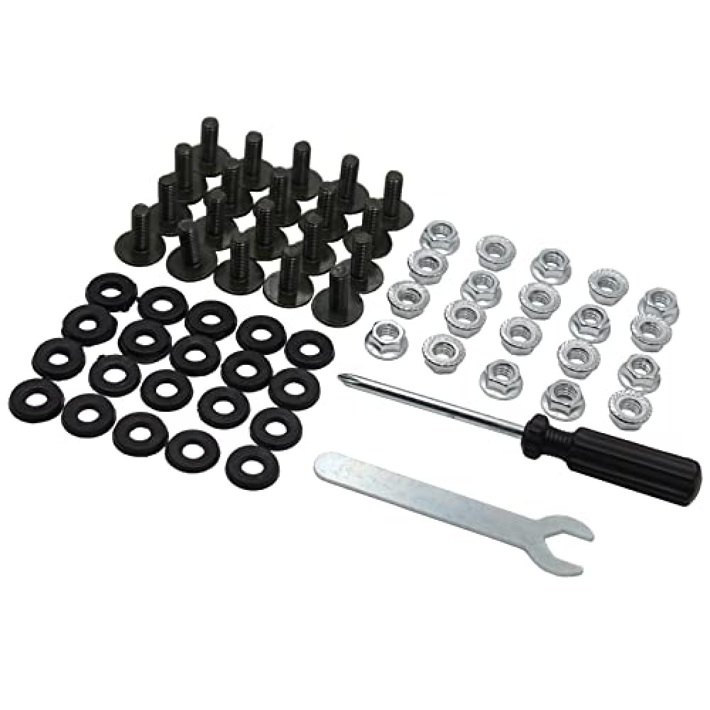 20X 6mm Fairing Plastics Guard Bolts Nuts Set 50cc 70cc 90cc 110cc 125cc Quad Pit Trail Dirt Bike ATV