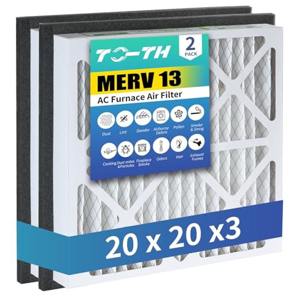 20x20x3 Air Filter Replacement for Zephyr VGF Series,MERV 13 Air Filter, Pleated Air Conditioner Replacement Filters, 2 Pack (Actual Size: 18 3/8 x 18 3/8 x 3 Inches) (2 PACK) Air Conditioner Spare Parts Fiyatı