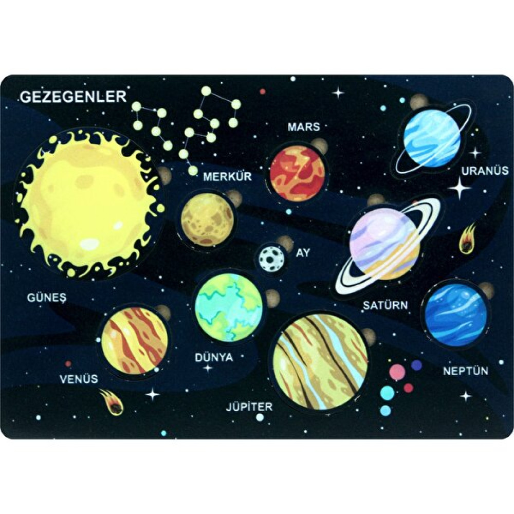 212 Toyzz 212TOYZZ Solar Sistem Gezegenler Eğitici Bultak Yapboz Puzzle Eğitici Oyuncak Fiyatı