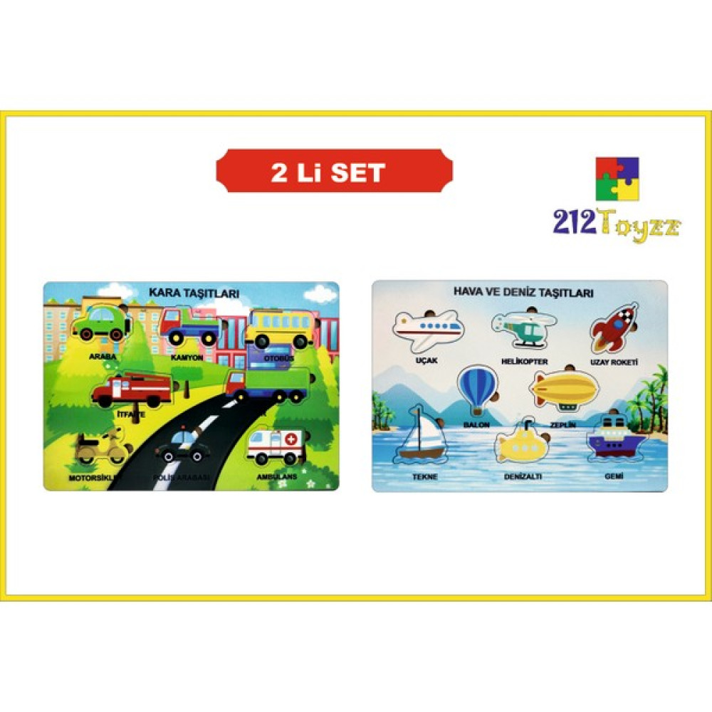 212 Toyzz 212TOYZZ Tasima Aracları Çocuk Puzzle ve Sök Tak Oyuncak Eğitici Oyuncak Fiyatı
