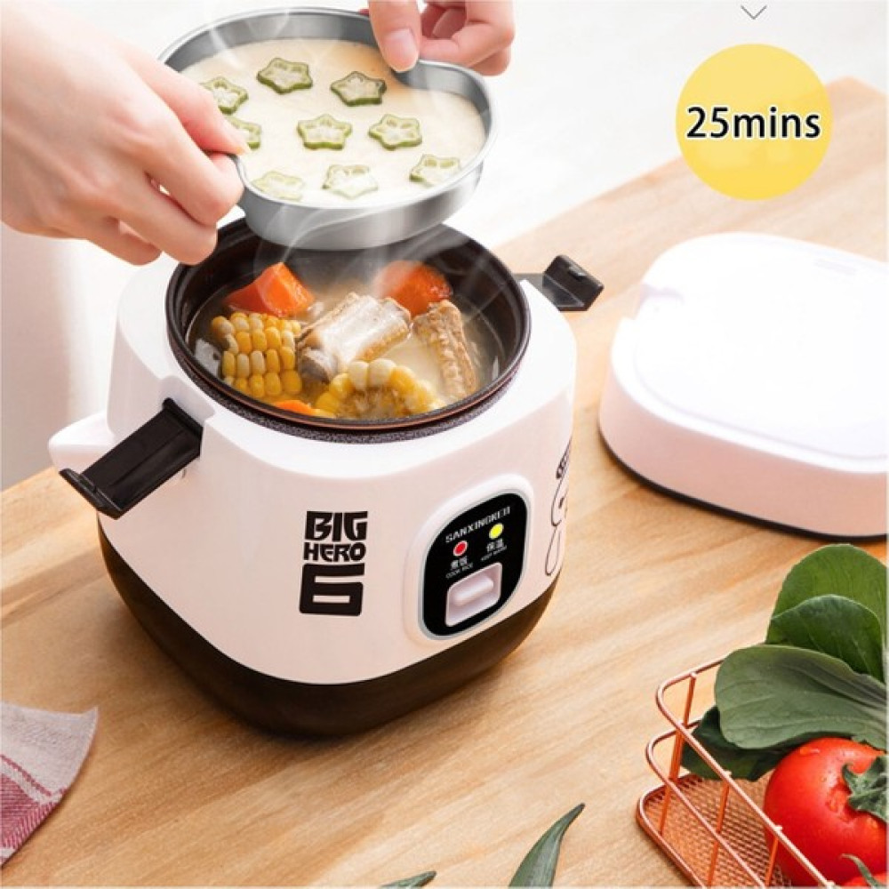 220 V Mini Işlevli Pişirme Makinesi Ev Multicooker Elektrikli Pirinç Ocak Çift Katmanlar Yapışmaz Pirinç Vapur 1.2l | Pirinç Ocakları (Yurt Dışından) Düdüklü Tencereler Fiyatı