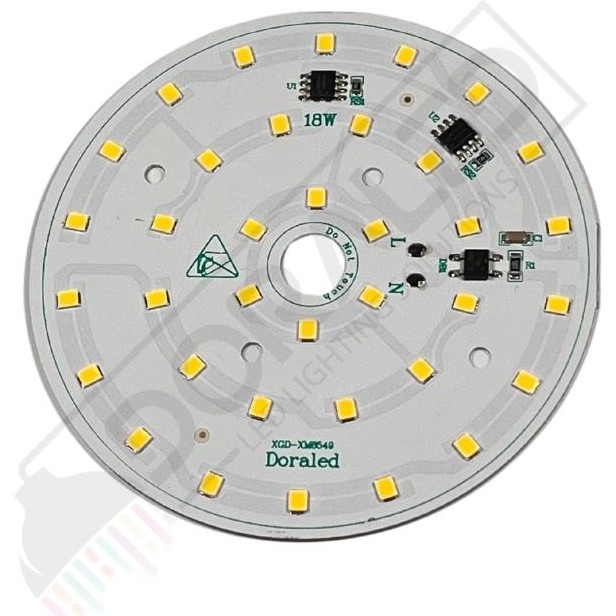 220VOLT 18WATT Smd 2835 Ledli LED Modül Gün Işığı 10MM Delik Çaplı 220V 18W Avize Ledi 88MM Avize Fiyatı