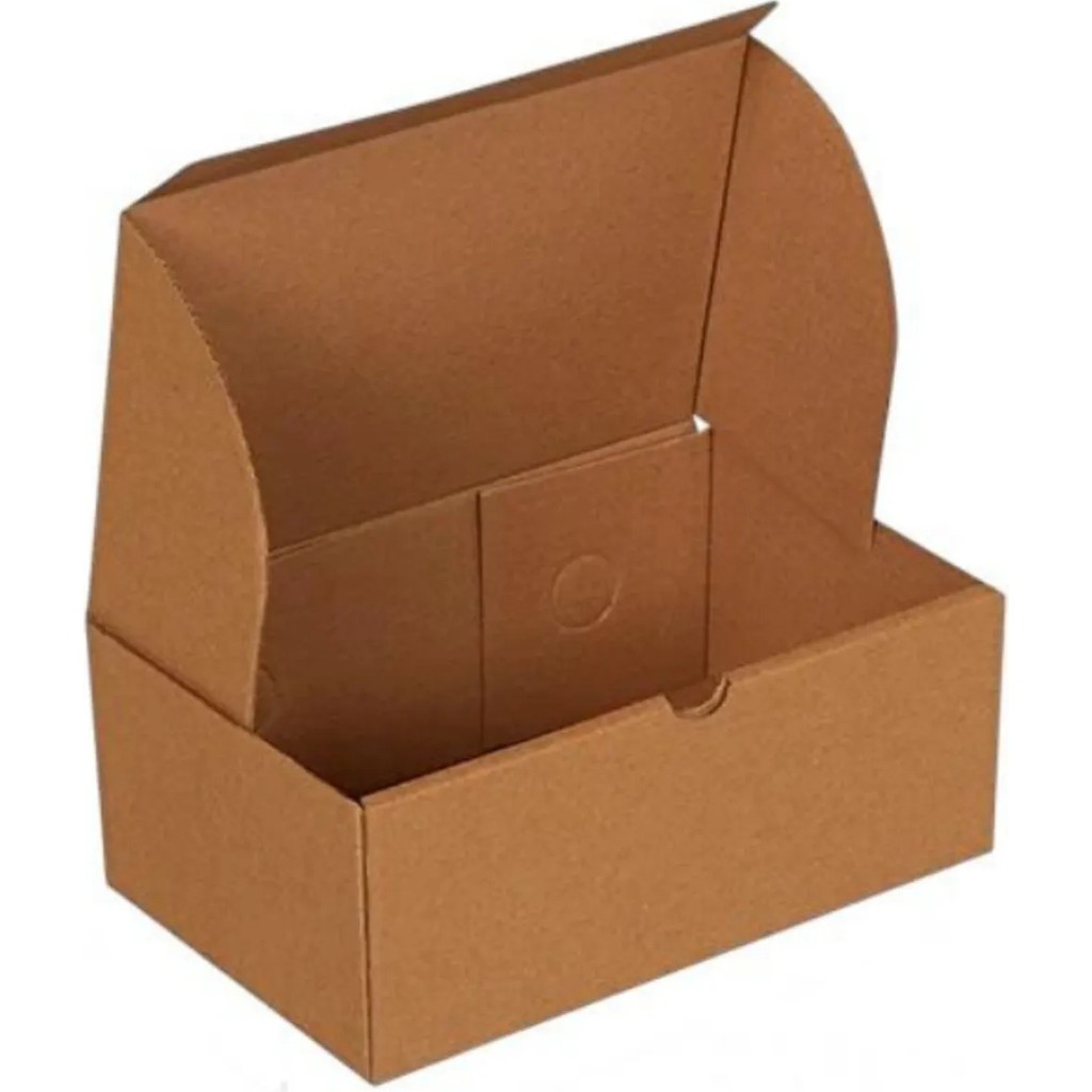 22,5X12,5X10 cm Baskısız Hamburger Kutusu-Kraft-50 Adet - Kahverengi Diğer Fiyatı