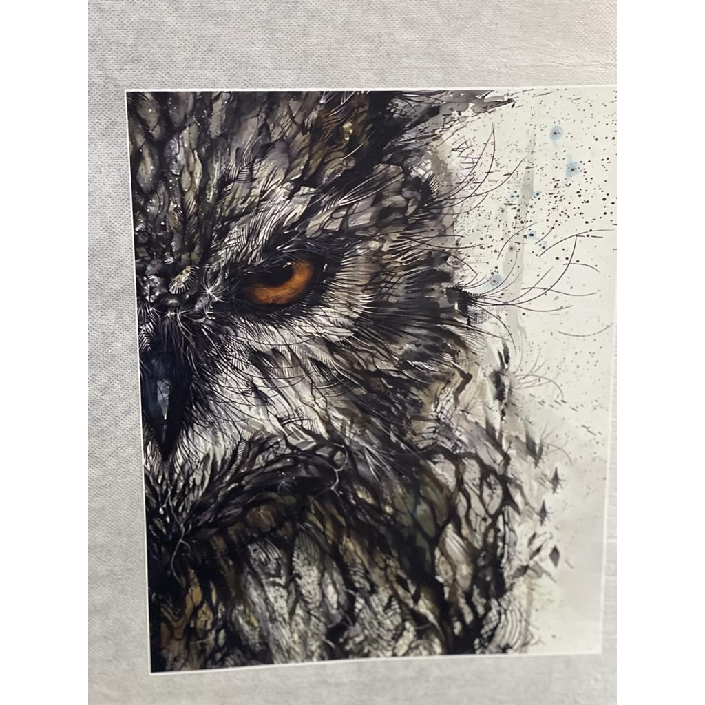 22X18 cm Ütü Ile Yapışan Baykuş Gözü Baskı Aplike Tişört Baskı Arma Yama Dikiş Hobi Giyim & İç Giyim Fiyatı