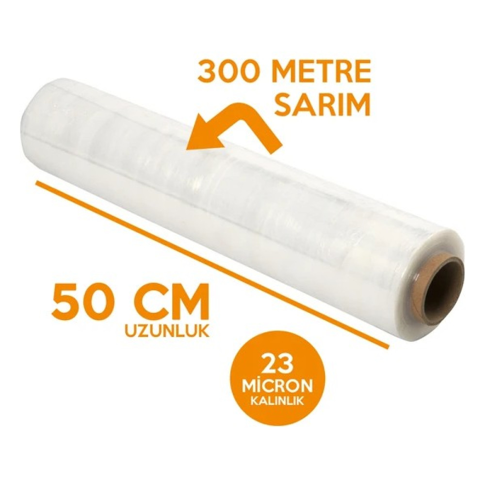 23 Micron 300 M Palet Streç Film El Tipi Streç Film Fiyatı