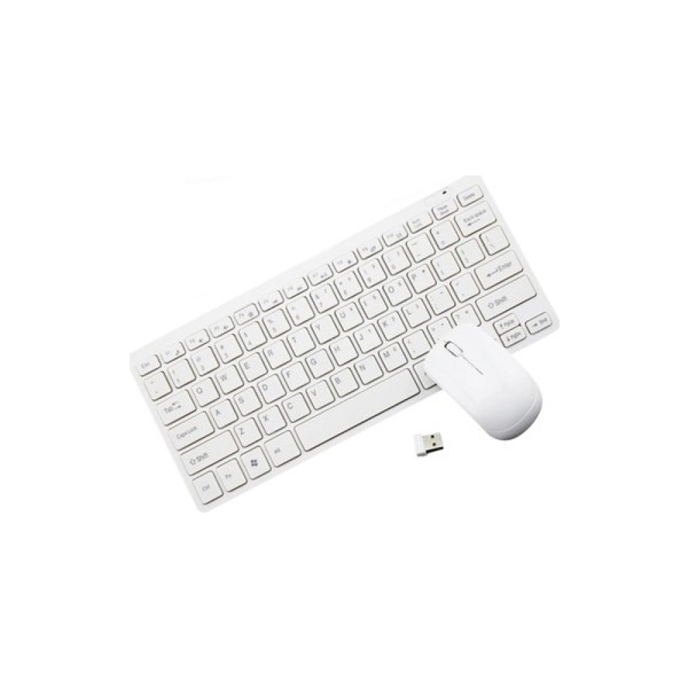 2.4 Ghz Mini Klavye ve Mouse Seti - Beyaz Klavye - Mouse Fiyatı