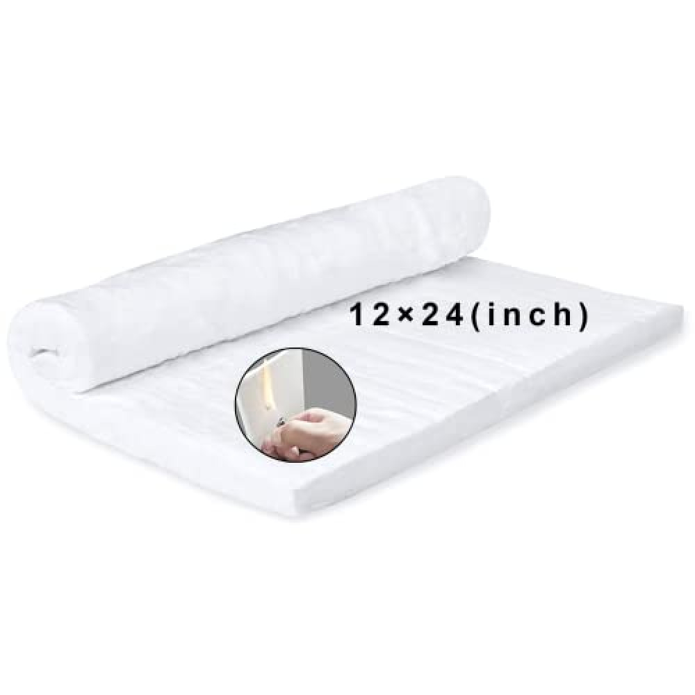 24" x12"x1" (Thick) Ceramic Fiber Blanket Fireproof Insulation Baffle Rated to 2400F, High-Temperature Resistance for Oven Stoves, Kilns, Forges