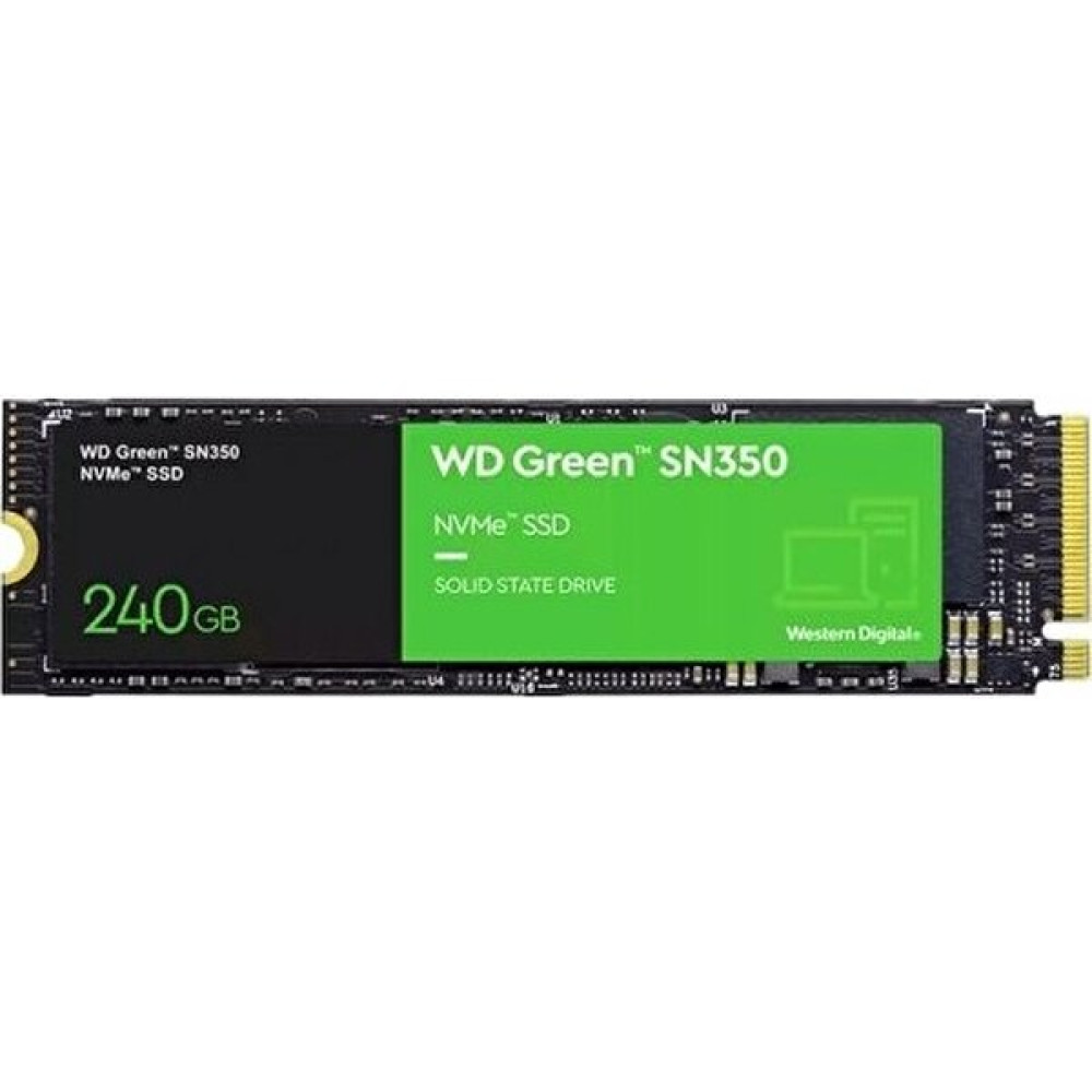 240GB Wd Green SN350 M.2 Nvme 2400/900MB/S WDS240G2G0C SSD SSD / Solid State Drive Fiyatı